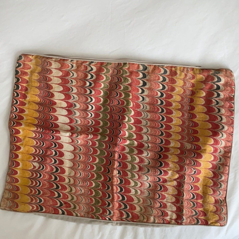 boho linen pillow case